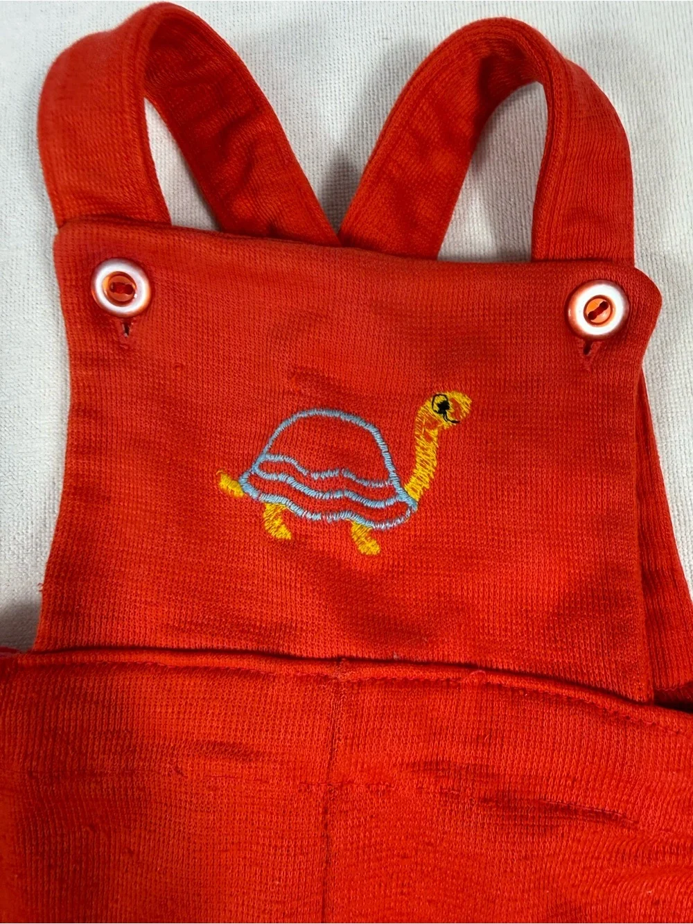 2 pairs of Vintage Infant Overalls- Carters turtle + unbranded painter